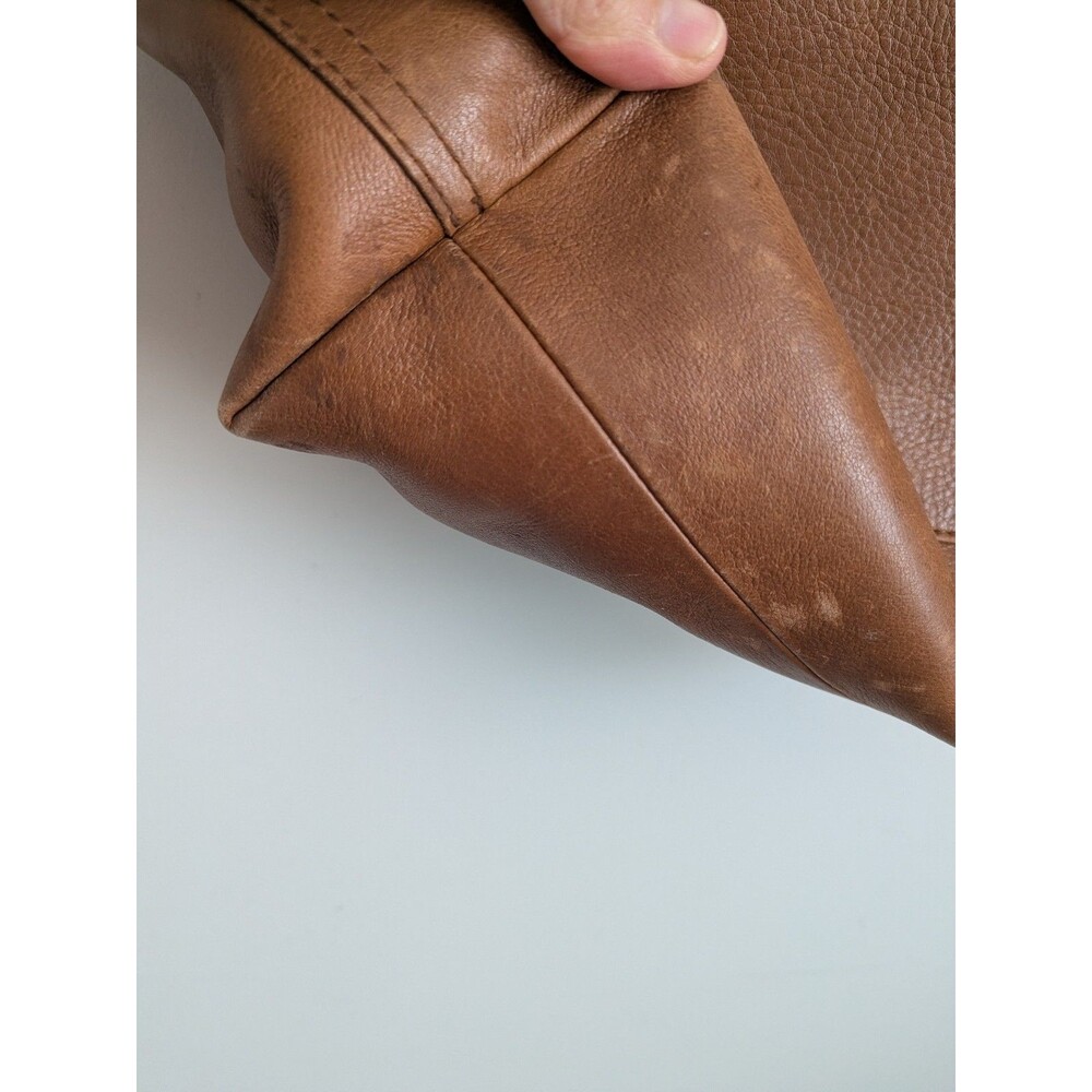 MADEWELL English Saddle Leather The Medium Transport Tote F5788 Distressed - Picture 13 of 16